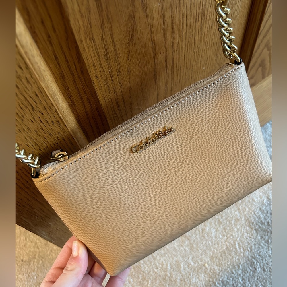 New Calvin Klein Nude crossbody purse